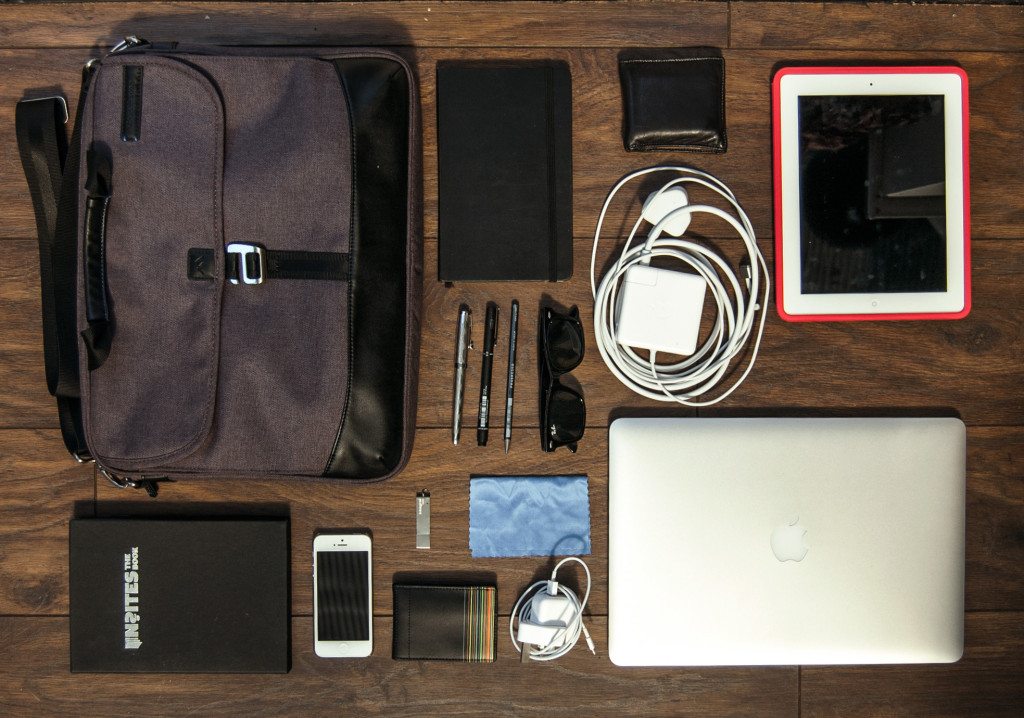 Items in a Web Designers Bag