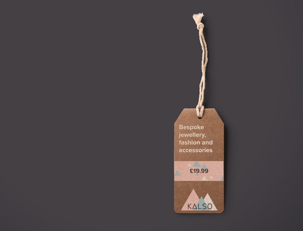 Hang Tag label design for jewellery - kalso